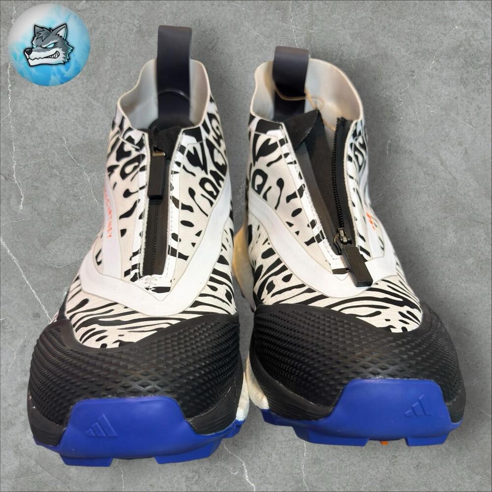 8.5 M/9.5W ADIDAS BY STELLA MCCARTNEY X TERREX FREE HIKER GORE-TEX SHOES, White. - Picture 4 of 6